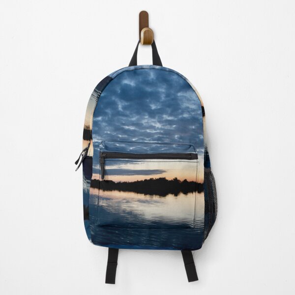 Item preview, Sunset Over A Lake (Mackerel Sky Clouds) designed and sold by thelemmingface.