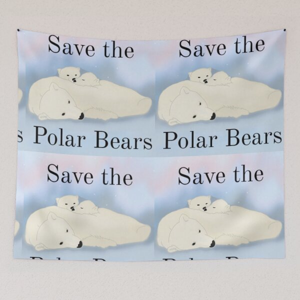 Item preview, Save the polar bears designed and sold by Artistkhg.