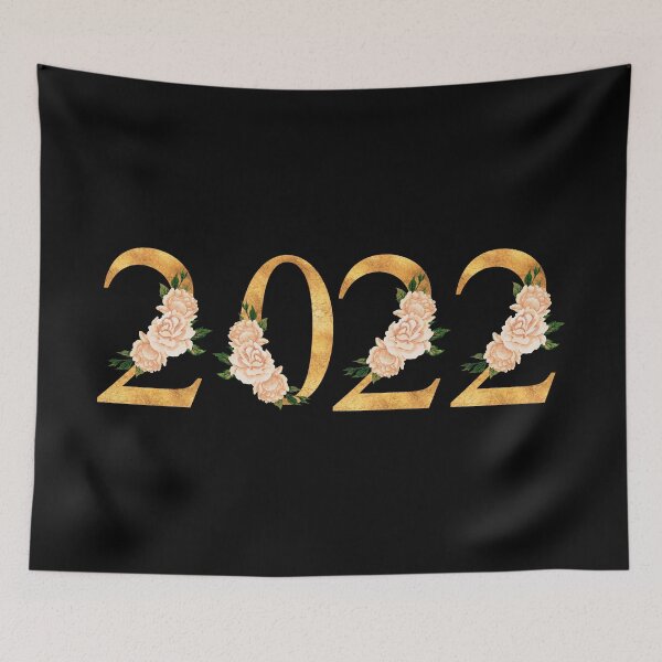 Item preview, 2022 year floral gold designed and sold by cutecrazytshirt.