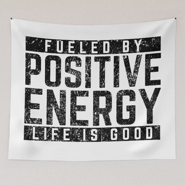 Artikelvorschau, Angetrieben von positiver Energie Distressed 2 entworfen und verkauft von KingsManKind.