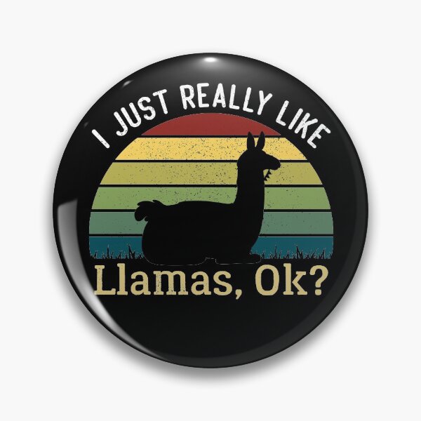 Item preview, I Just Really Like Llamas Ok, Llama Lover Vintage designed and sold by AEOPIN.
