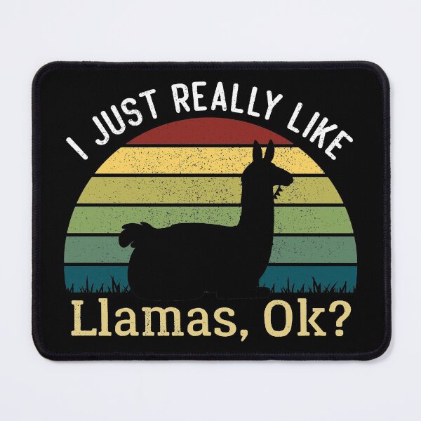Item preview, I Just Really Like Llamas Ok, Llama Lover Vintage designed and sold by AEOPIN.