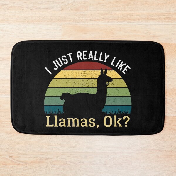 Item preview, I Just Really Like Llamas Ok, Llama Lover Vintage designed and sold by AEOPIN.