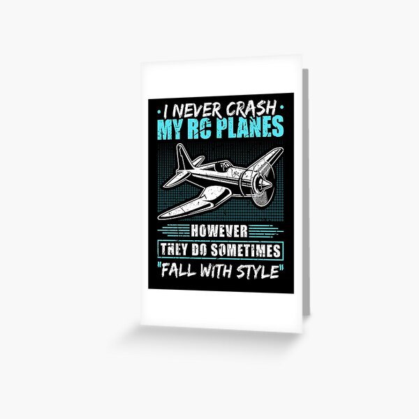 Item preview, I Never Crash My RC Planes Remote Control Model designed and sold by Sinful Charm.
