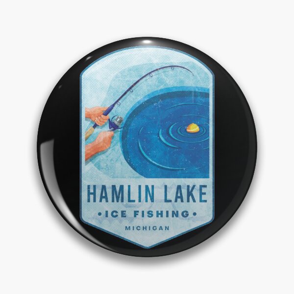 Artikelvorschau, Hamlin Lake Eisfischen Michigan entworfen und verkauft von JordanHolmes.
