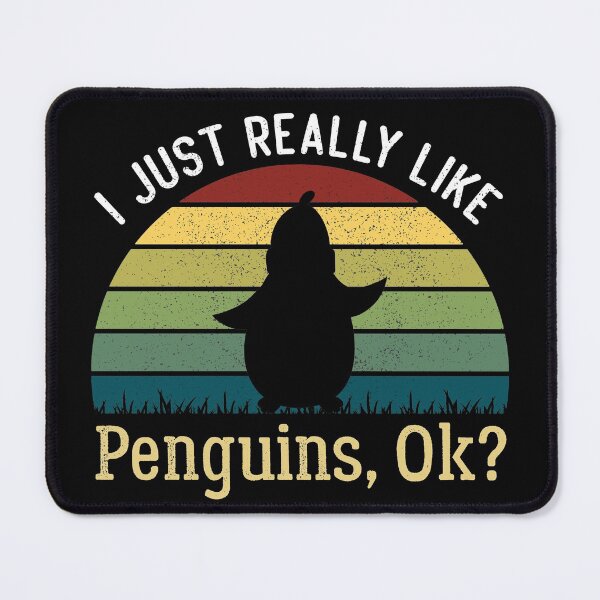 Item preview, I Just Really Like Penguins Ok | Vintage style For Penguins Lovers designed and sold by AEOPIN.