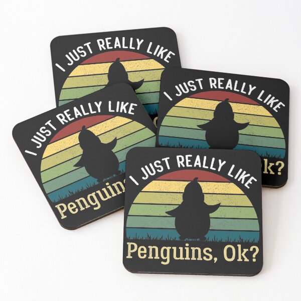 Item preview, I Just Really Like Penguins Ok | Vintage style For Penguins Lovers designed and sold by AEOPIN.