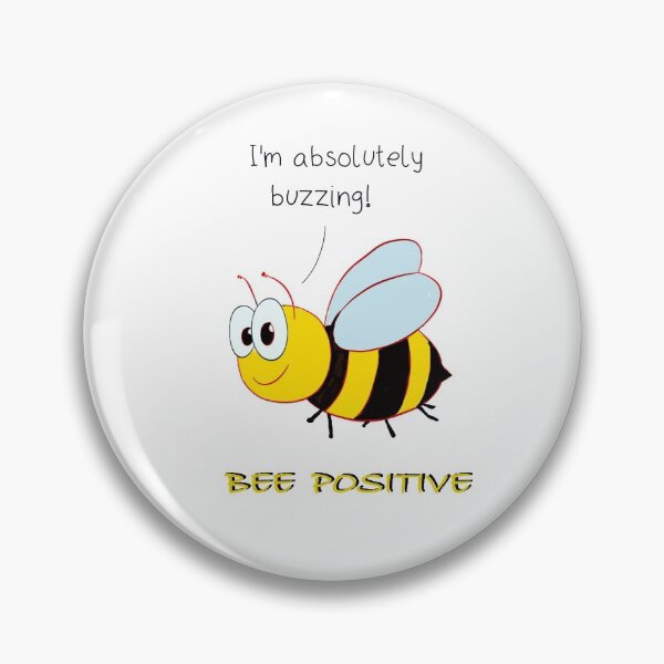 Item preview, Bee Positive: The Optimistic Insect designed and sold by DearCranley.