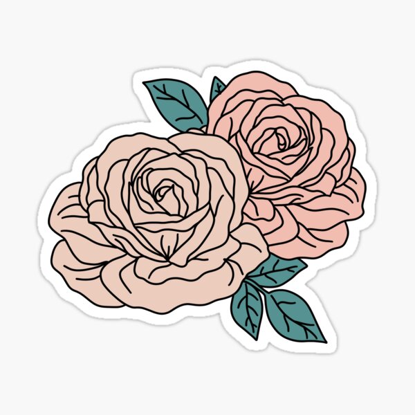"Pink VSCO Flowers" Sticker for Sale by rodrigoledesma Redbubble