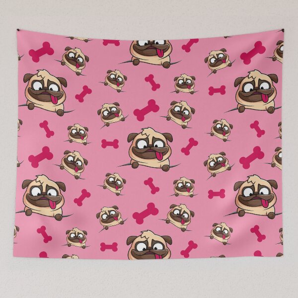 Item preview, CUTE PUG LOVE designed and sold by Kwayako.