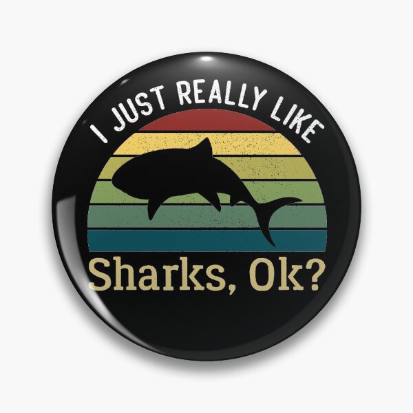 Item preview, I Just Really Like Sharks Ok, Shark Lover Gift designed and sold by AEOPIN.