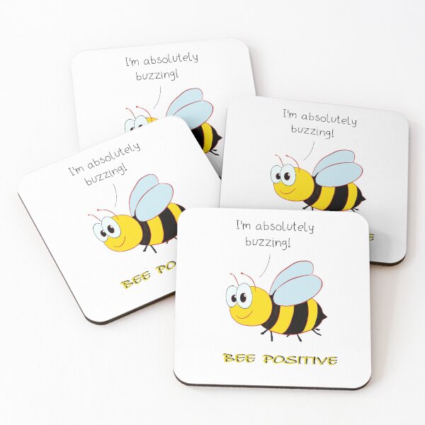 Item preview, Bee Positive: The Optimistic Insect designed and sold by DearCranley.
