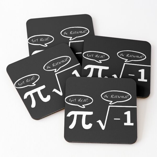 Item preview, Get Real Be RAtional Love Math I love mathematics Iota pie formula pie square root infinity Gift friend Funny Art Design Happy Apparel Essential Inspiration Joy Mood designed and sold by DesignByHeartUK.