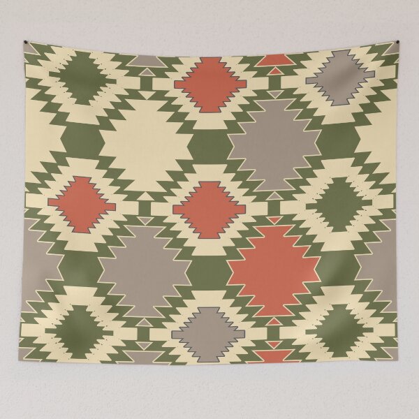 Artikelvorschau, Traditional, ethnic, rustic, geometric, vintage, pattern entworfen und verkauft von Svitac.