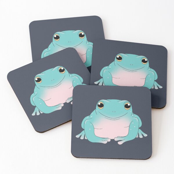 Item preview, Whites Tree Frog or Australian Green Tree Frog, Blue Coloration II designed and sold by anacecilia.