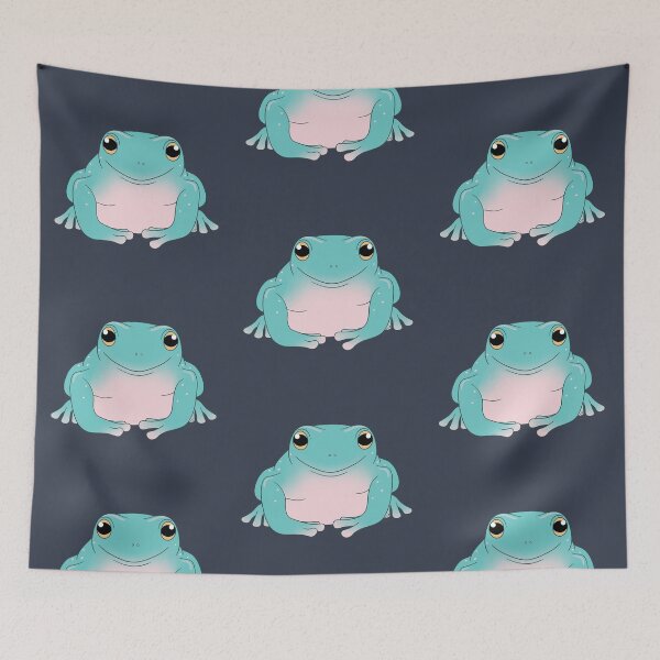 Item preview, Whites Tree Frog or Australian Green Tree Frog, Blue Coloration II designed and sold by anacecilia.