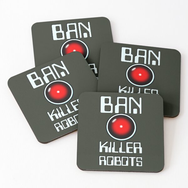 Item preview, BAN KILLER ROBOTS  designed and sold by sandpiperstudio.