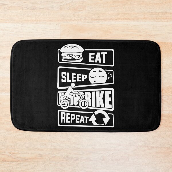 Item preview, Eat Sleep Bike Repeat Cycler Cool Bike Born to Ride Evolution of Mountain Bike  Love Bike Gift Premium Apparel Funny Holiday Xmas designed and sold by DesignByHeartUK.