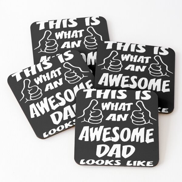 Item preview, This is what an awesome Dad looks like Art Design Happy Apparel Essential Inspiration Joy Mood Funny Cat designed and sold by DesignByHeartUK.