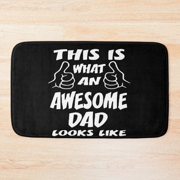 Item preview, This is what an awesome Dad looks like Art Design Happy Apparel Essential Inspiration Joy Mood Funny Cat designed and sold by DesignByHeartUK.