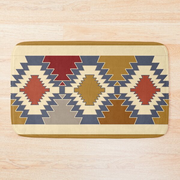 Artikelvorschau, Traditional, ethnic, rustic, geometric, vintage, horizontal lines, pattern entworfen und verkauft von Svitac.