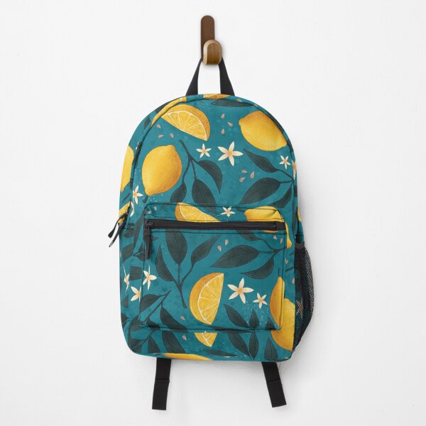Item preview, Slightly bitter lemons on teal designed and sold by zoefdesign.