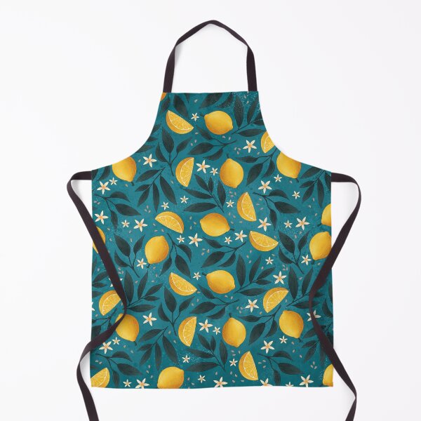 Item preview, Slightly bitter lemons on teal designed and sold by zoefdesign.