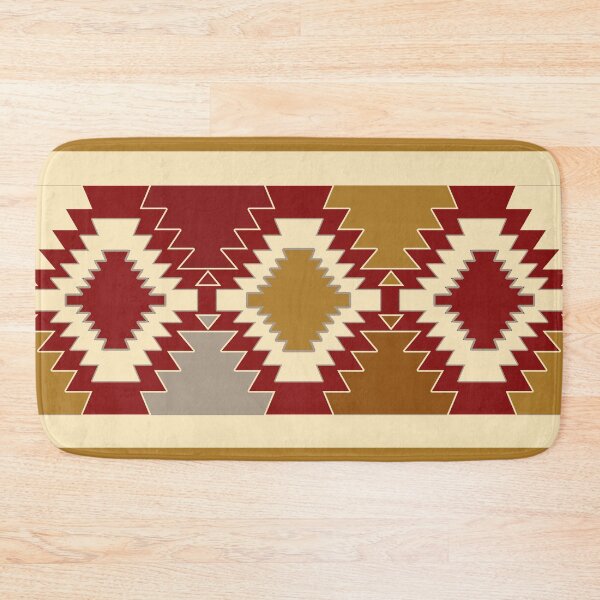 Artikelvorschau, Traditional, ethnic, rustic, geometric, vintage, horizontal lines, pattern entworfen und verkauft von Svitac.