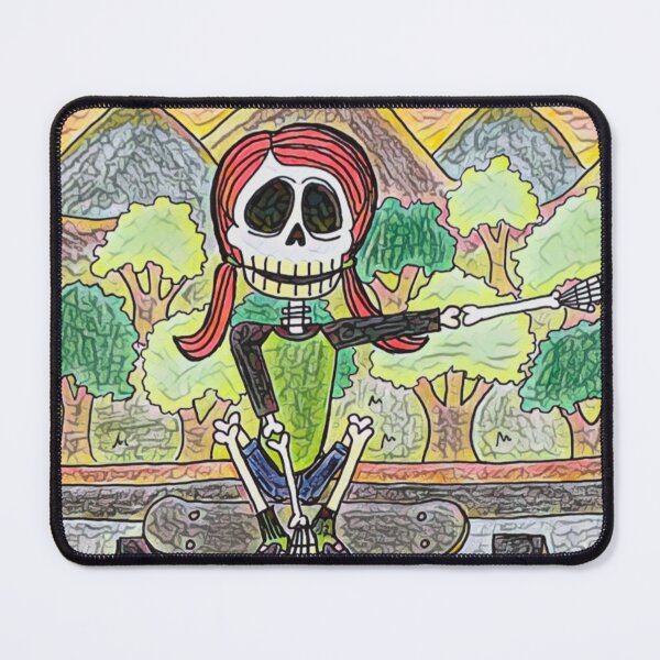 Item preview, Lively Bones Skater Girl designed and sold by LuvbuzzArt.