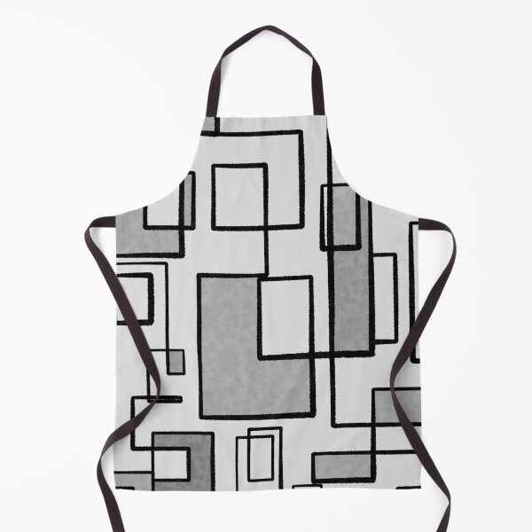Item preview, Piet Composition - Mid-Century Modern Minimalist Geometric Abstract in Grey designed and sold by kierkegaard.