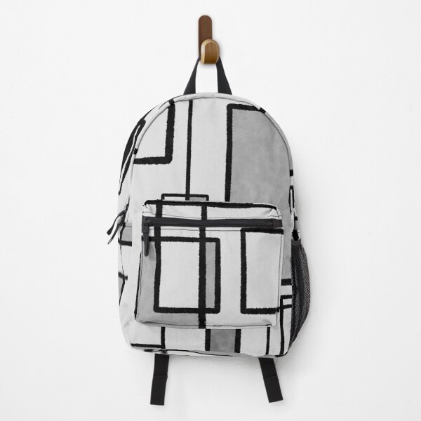 Item preview, Piet Composition - Mid-Century Modern Minimalist Geometric Abstract in Grey designed and sold by kierkegaard.
