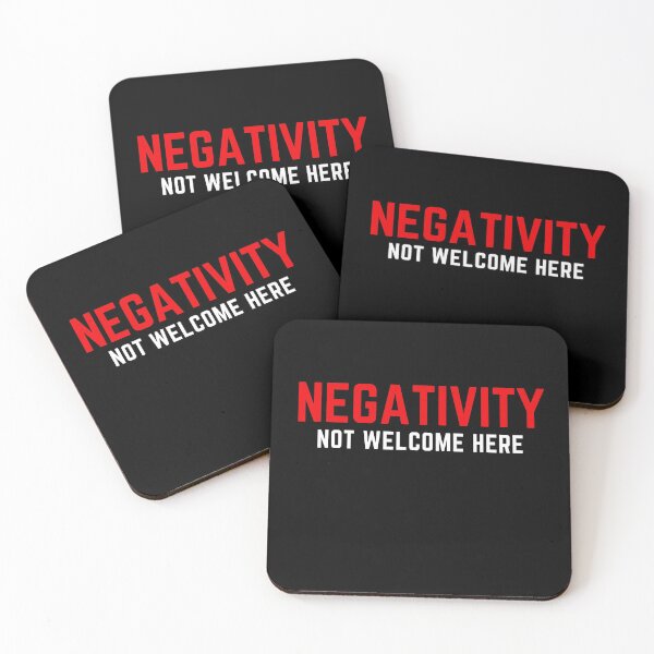 Item preview, Negativity Not Welcome Here designed and sold by KingsManKind.