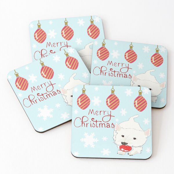 Item preview, Westie in the snow, cute Christmas design designed and sold by Haloproductions.