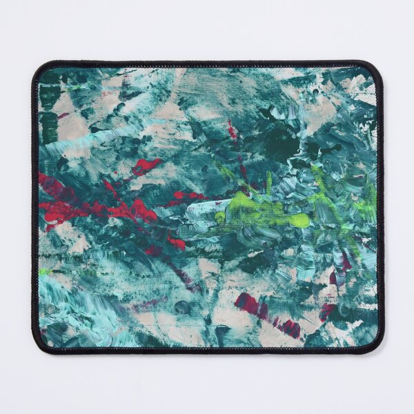 Item preview, Collapsing Star: A pretty abstract design in teal and neon pink and yellow by Alyssa Hamilton Art designed and sold by Alyssa Hamilton Art.