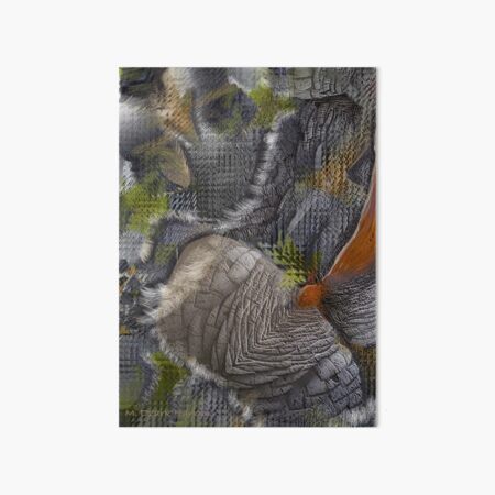 Blue Slate Abstract Art Board Print