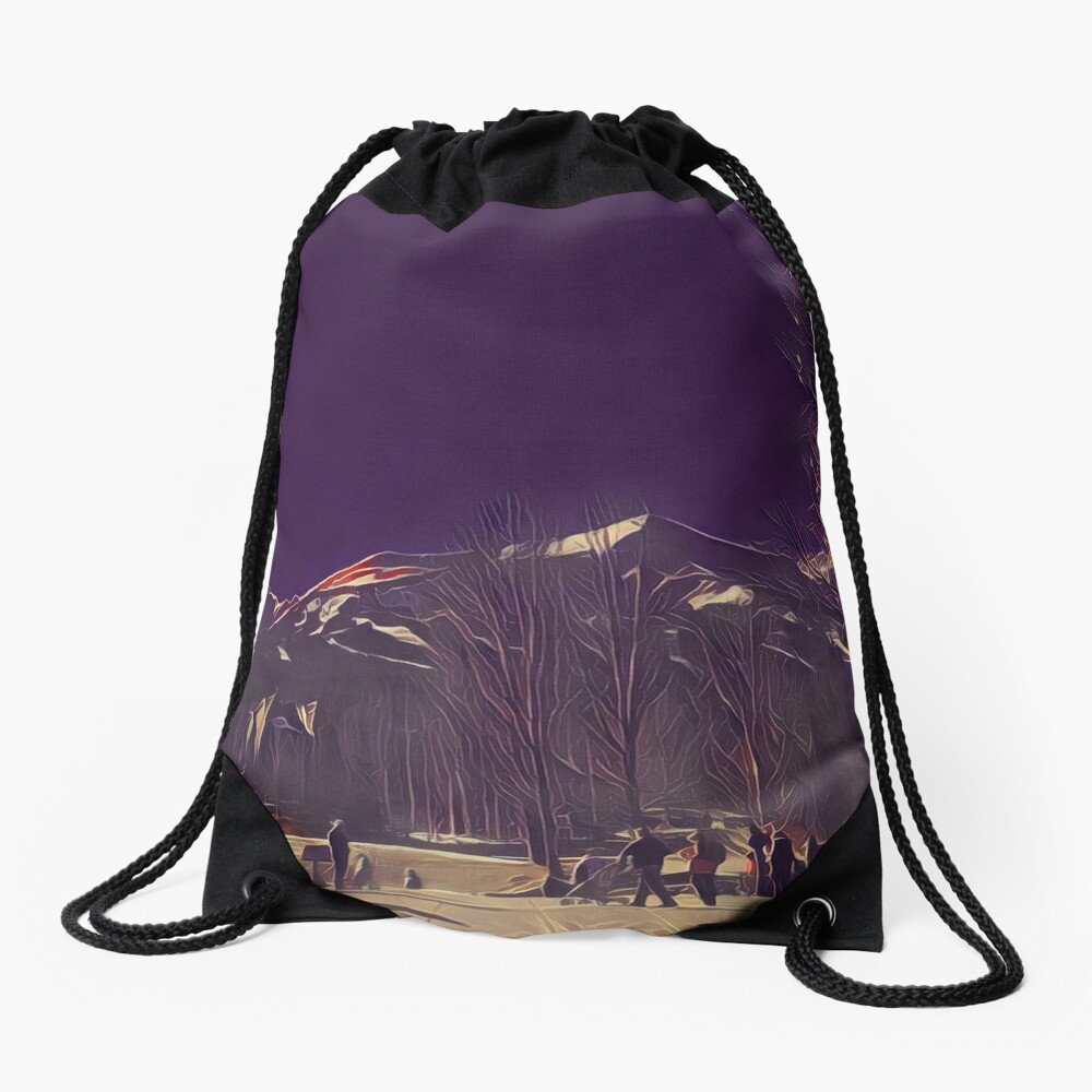 Catch The Fever Rockies Drawstring Bag