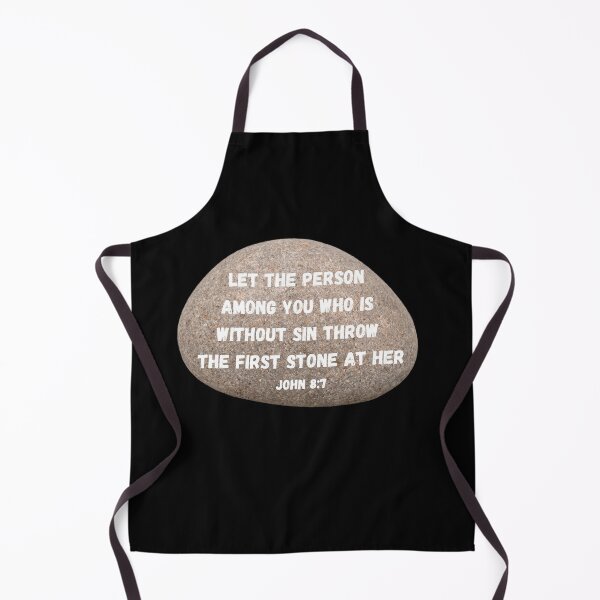 Item preview, Throw the First Stone: words from Jesus designed and sold by CheekyGrace.