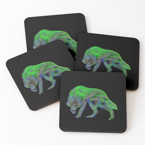 Item preview, Night Wolf ( green haired evil eyes wolf) designed and sold by eXo-Designs.
