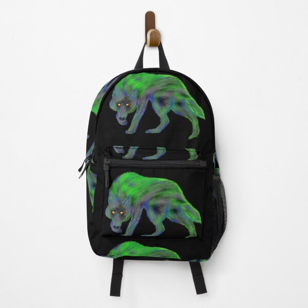 Item preview, Night Wolf ( green haired evil eyes wolf) designed and sold by My Dark Friend.