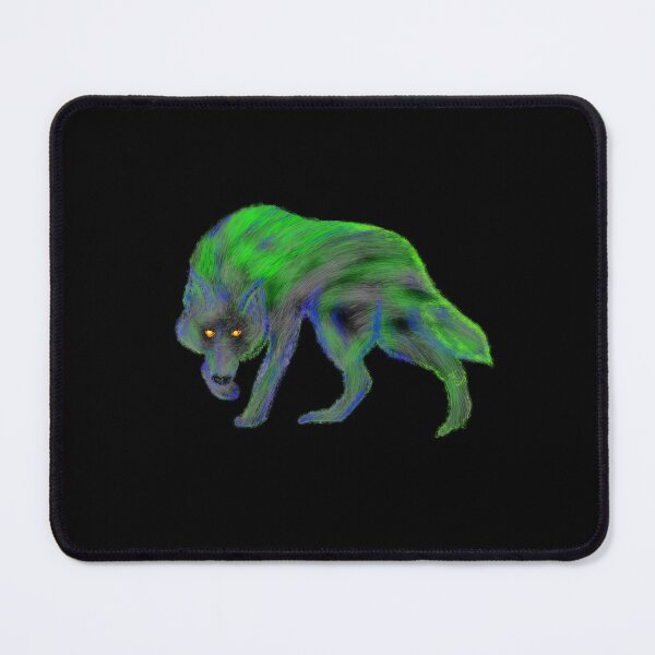 Item preview, Night Wolf ( green haired evil eyes wolf) designed and sold by eXo-Designs.
