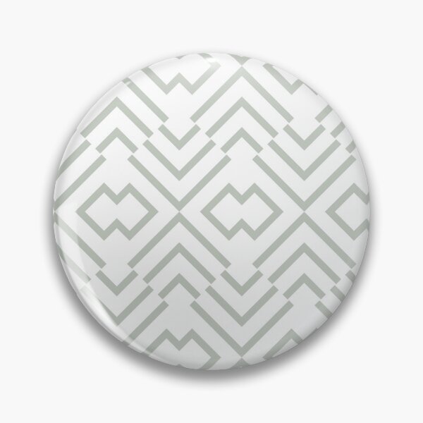 Artikelvorschau, Smoked Sage and White Abstract Art Deco Shape Pattern Pairs DV 2022 Popular Colour Favored One 0455 entworfen und verkauft von ColorOfTheYears.