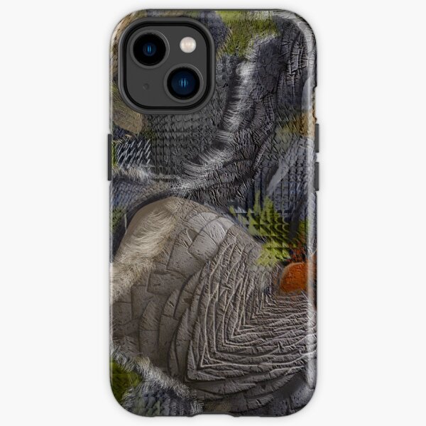 Blue Slate Abstract iPhone Tough Case