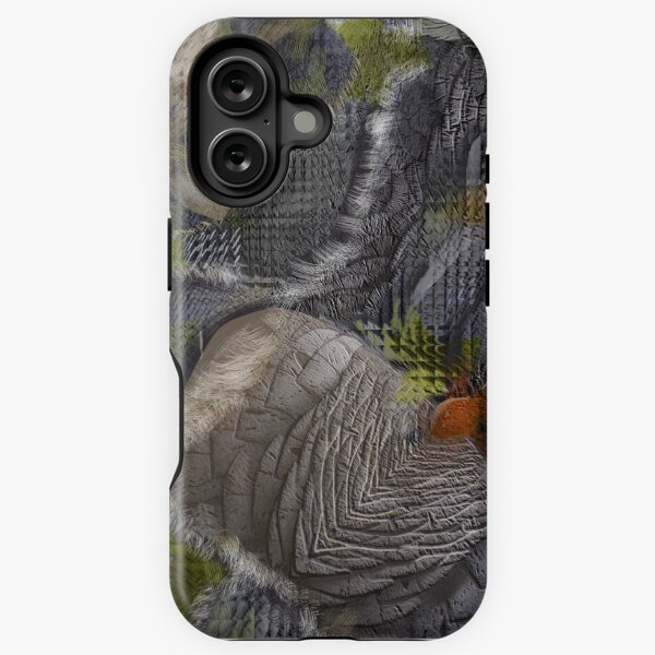 Blue Slate Abstract iPhone Tough Case