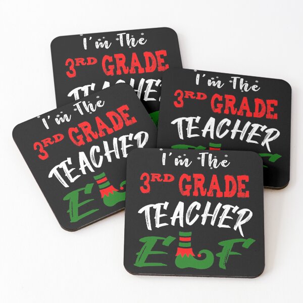 Item preview,  I'm The 3rd Grade Teacher Elf Funny Christmas Third Grade Teacher designed and sold by illustrapho.