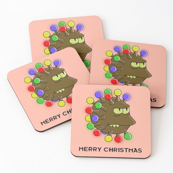Item preview, Lrrr of Omicron Varient Covid 19 Merry Christmas designed and sold by Calum Sharp.