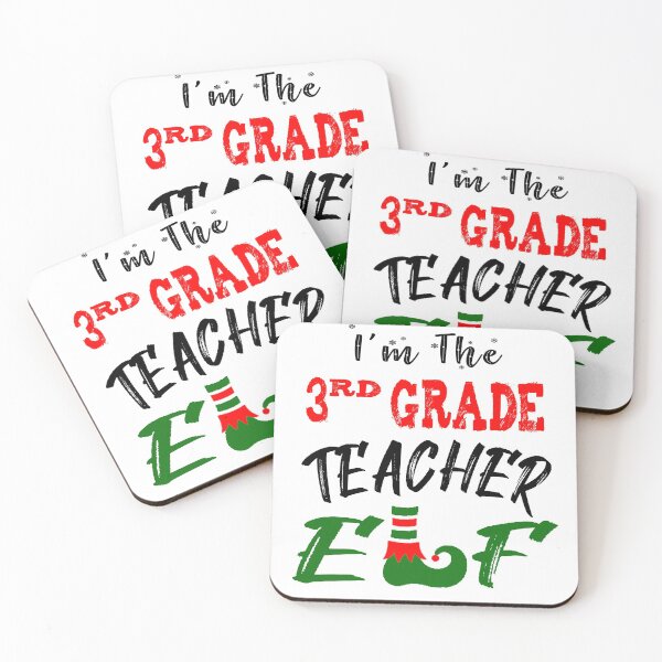 Item preview, I'm The 3rd Grade Teacher Elf Funny Christmas Third Grade Teacher designed and sold by illustrapho.