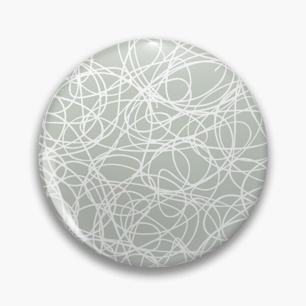 Artikelvorschau, Smoked Sage and White Thick Scribble Mosaic Pattern Pairs DV 2022 Popular Colour Favored One 0455 entworfen und verkauft von ColorOfTheYears.