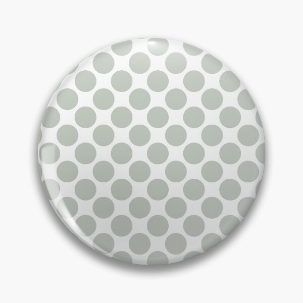 Artikelvorschau, Smoked Sage and White Large Polka Dot Pattern Pairs DV 2022 Popular Colour Favored One 0455 entworfen und verkauft von ColorOfTheYears.