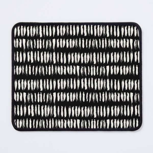 Item preview, Black and Cream Vertical Stripe Dash Line Pattern Pairs 2022 Popular Colour Twinkle Twinkle 0355 designed and sold by ColorOfTheYears.
