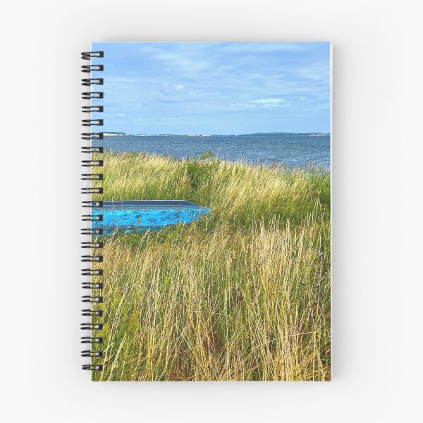 Item preview, Old, blue, wooden boat on the beach along the Baltic Sea designed and sold by Michael Brewer.